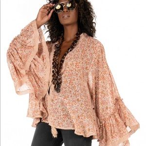 RARE Free people Lola Kimono Size S